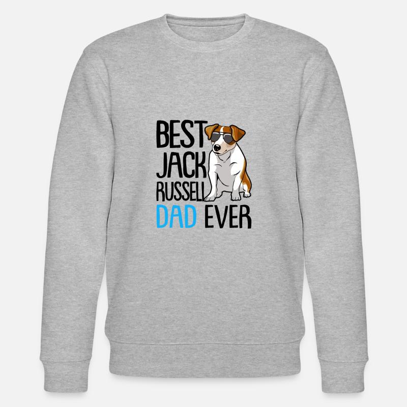 Jack Russell Russel - Stanley/Stella Unisex Bio-Sweatshirt CHANGER  - Grau meliert