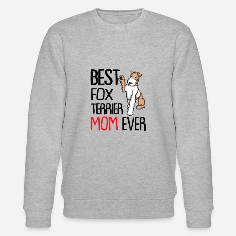 Foxterrier - Stanley/Stella Unisex Bio-Sweatshirt CHANGER  - Grau meliert