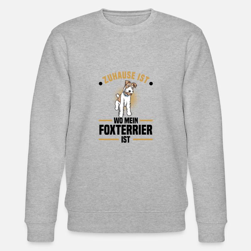 Foxterrier - Stanley/Stella Unisex Bio-Sweatshirt CHANGER  - Grau meliert