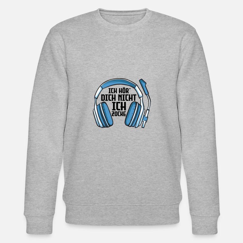 Gaming - Stanley/Stella Unisex Bio-Sweatshirt CHANGER  - Grau meliert
