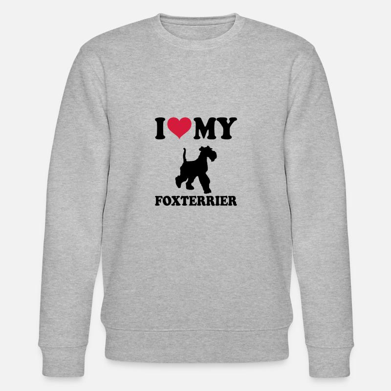 Fox-terrier - Sweat bio CHANGER Stanley/Stella Unisexe - gris chiné