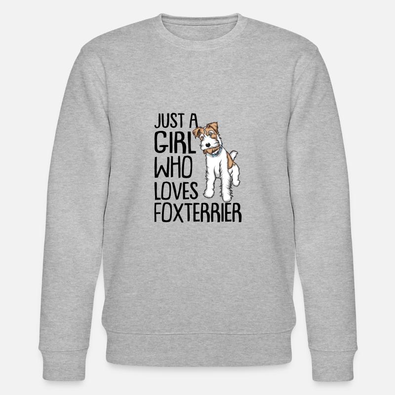 Foxterrier - Stanley/Stella Unisex Bio-Sweatshirt CHANGER  - Grau meliert