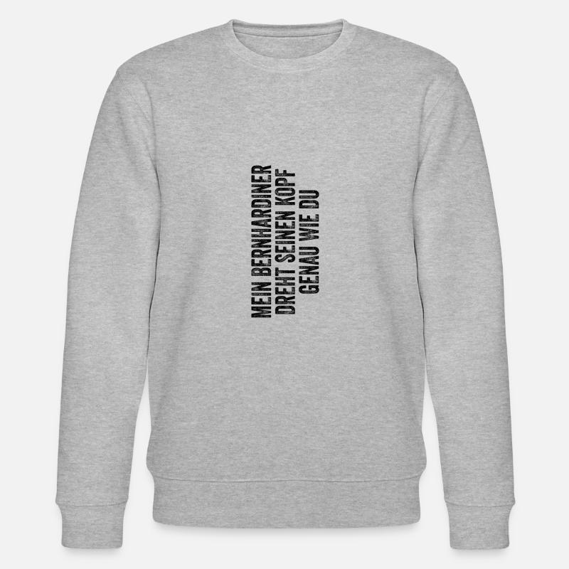 Bernhardiner - Stanley/Stella Unisex Bio-Sweatshirt CHANGER  - Grau meliert