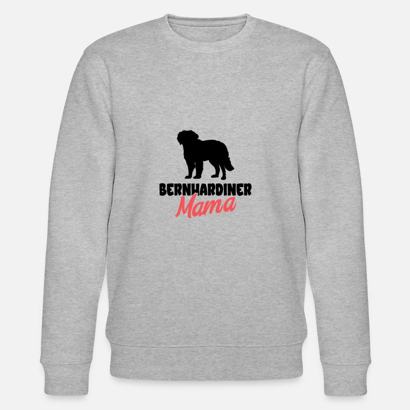 Bernhardiner - Stanley/Stella Unisex Bio-Sweatshirt CHANGER  - Grau meliert