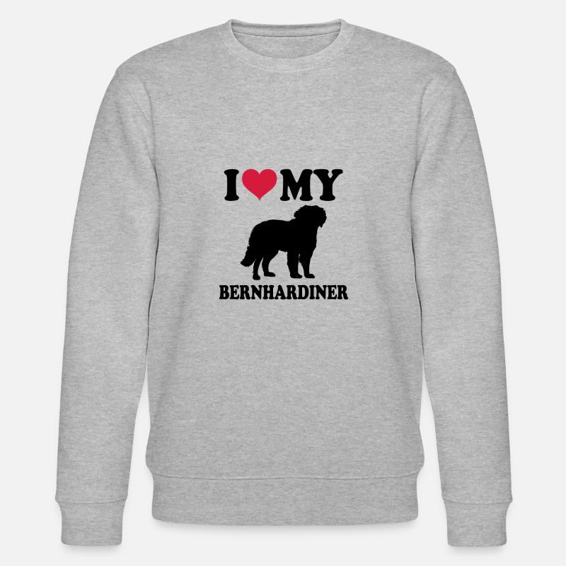 Saint-bernard - Sweat bio CHANGER Stanley/Stella Unisexe - gris chiné