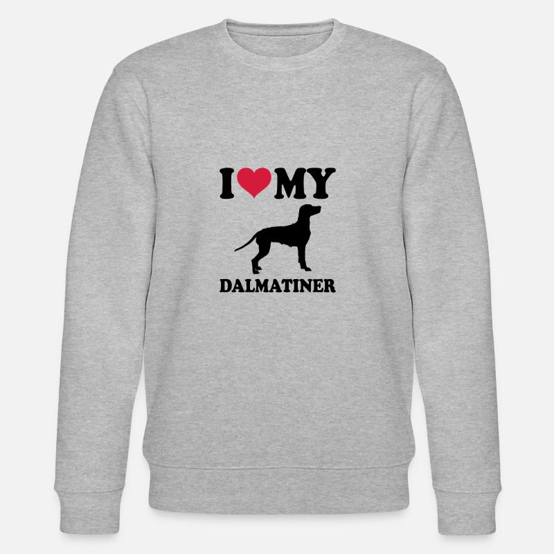Dalmatiner - Stanley/Stella Unisex Bio-Sweatshirt CHANGER  - Grau meliert