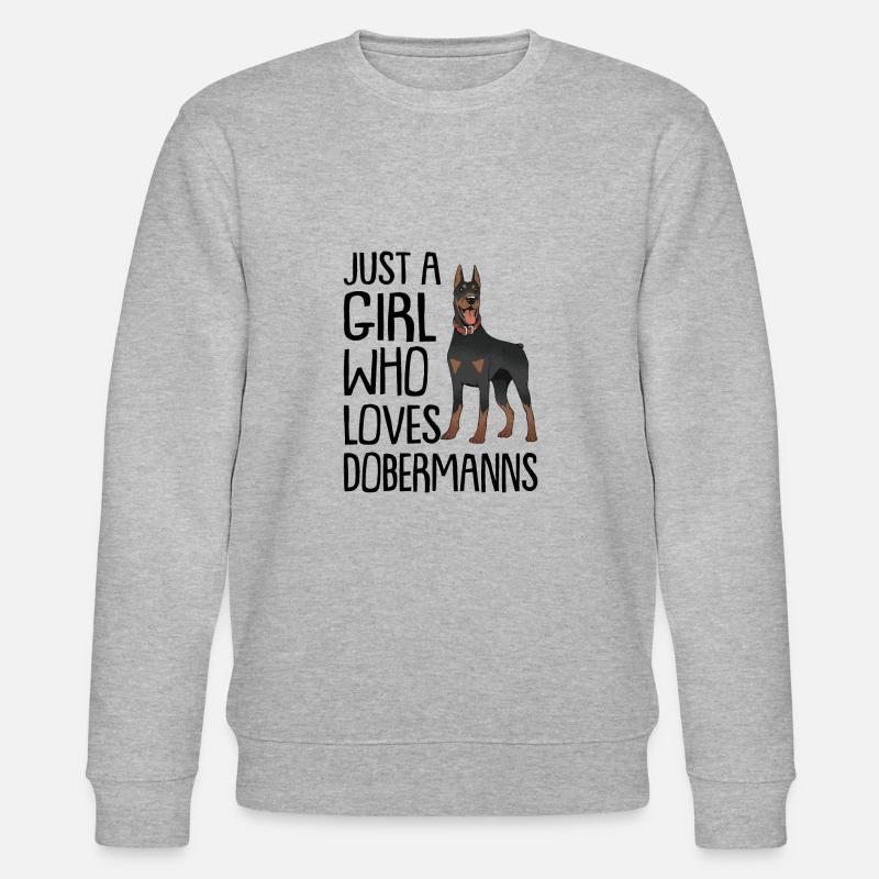 Dobermann - Stanley/Stella Unisex Bio-Sweatshirt CHANGER  - Grau meliert