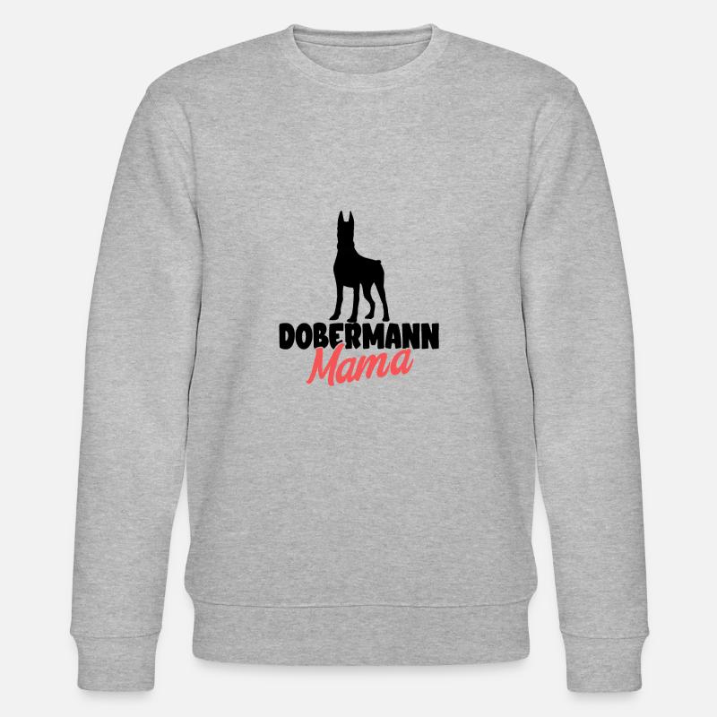 Dobermann - Stanley/Stella Unisex Bio-Sweatshirt CHANGER  - Grau meliert