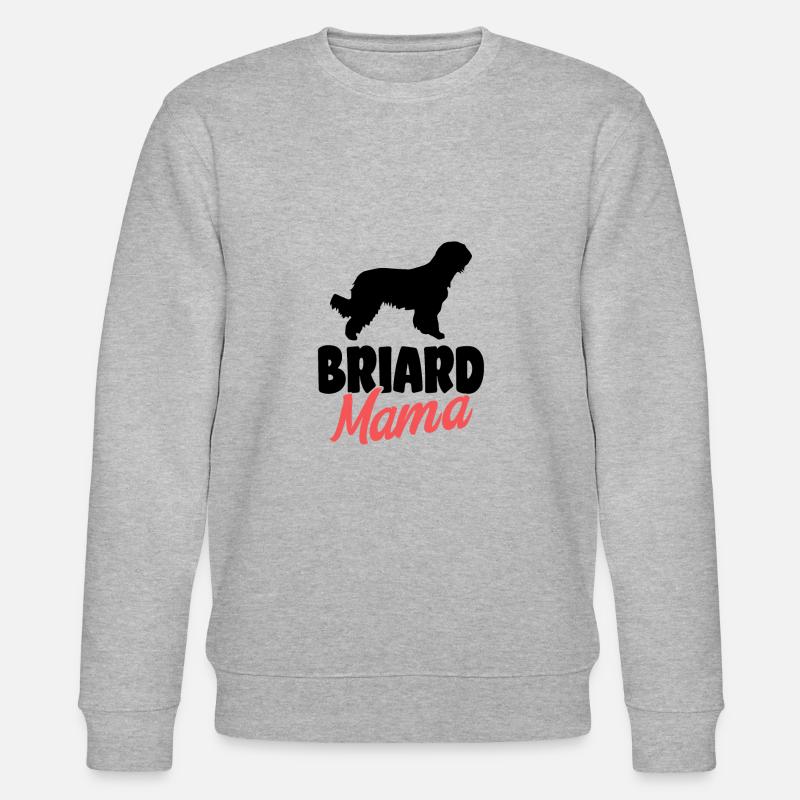 Briard - Stanley/Stella Unisex Bio-Sweatshirt CHANGER  - Grau meliert
