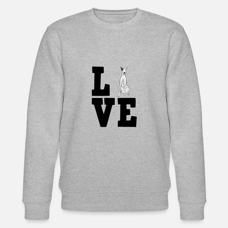 Galgo - Stanley/Stella Unisex Bio-Sweatshirt CHANGER  - Grau meliert