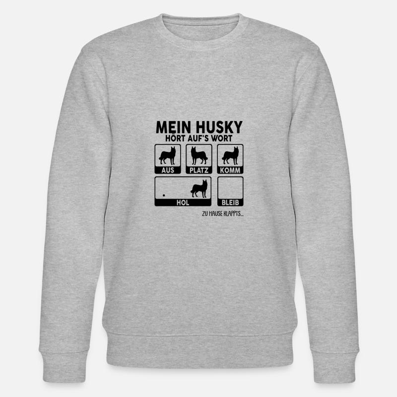 Husky - Stanley/Stella Unisex Bio-Sweatshirt CHANGER  - Grau meliert