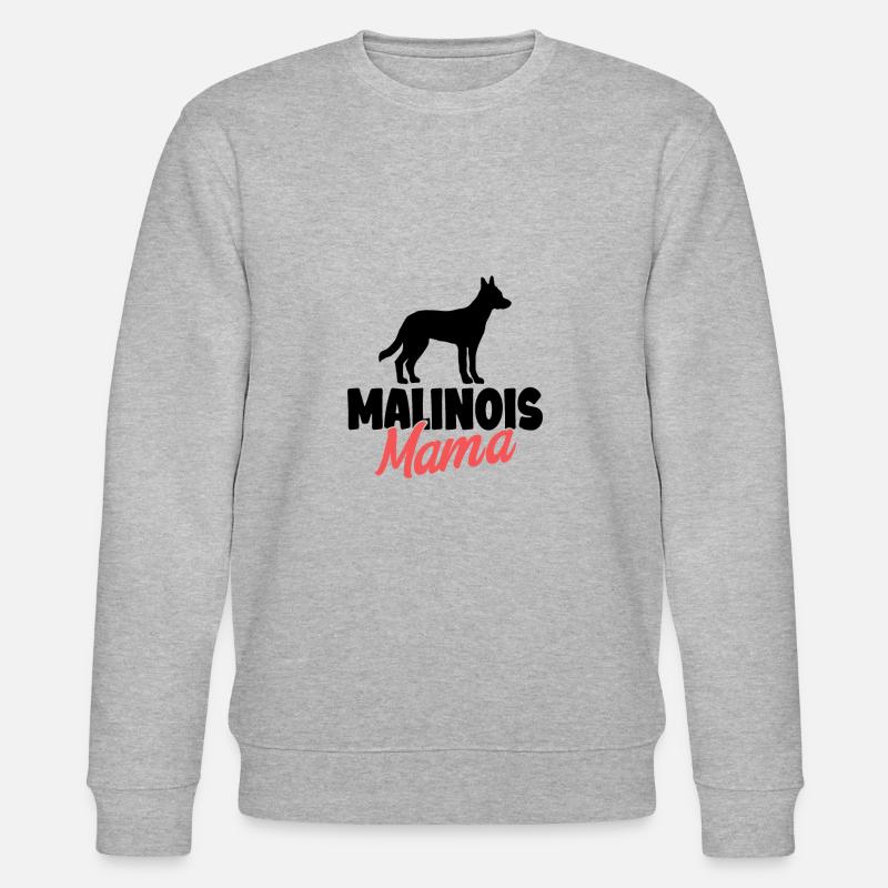 Malinois - Stanley/Stella Unisex Bio-Sweatshirt CHANGER - Grau meliert