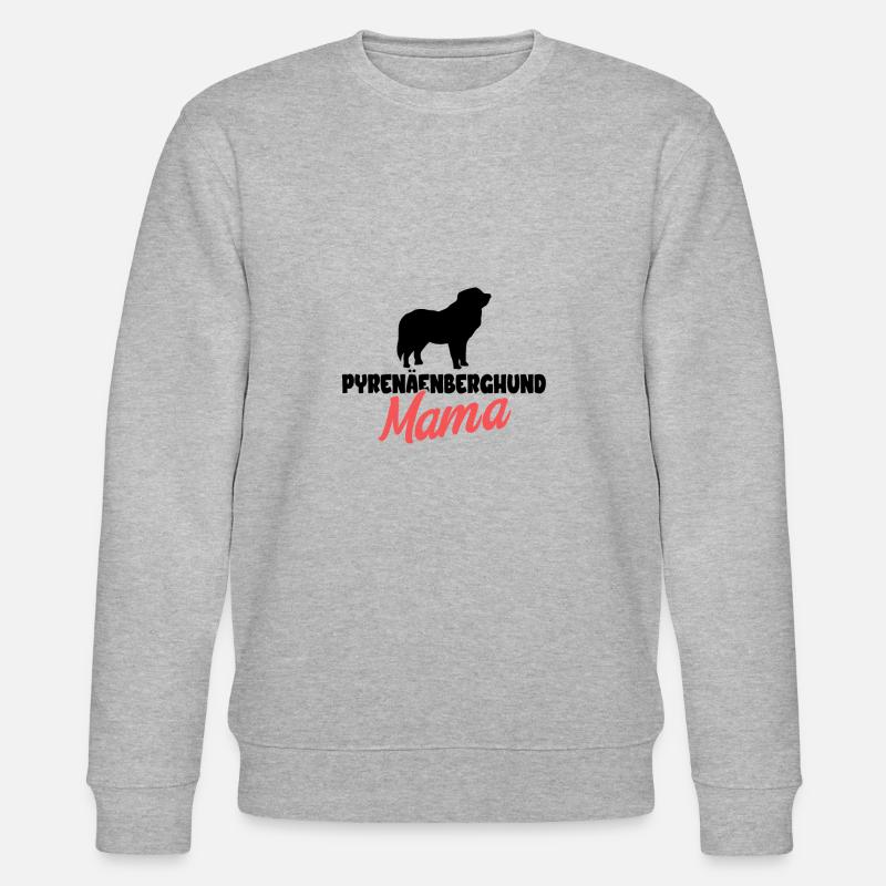 Pyrenäenberghund - Stanley/Stella Unisex Bio-Sweatshirt CHANGER  - Grau meliert