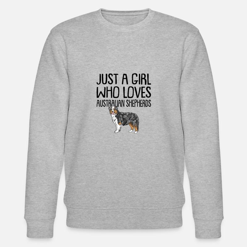 Australian Shepherd - Stanley/Stella Unisex Bio-Sweatshirt CHANGER  - Grau meliert