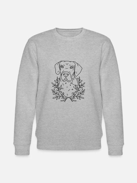 dog - Stanley/Stella CHANGER Unisex Organic Sweatshirt - heather grey