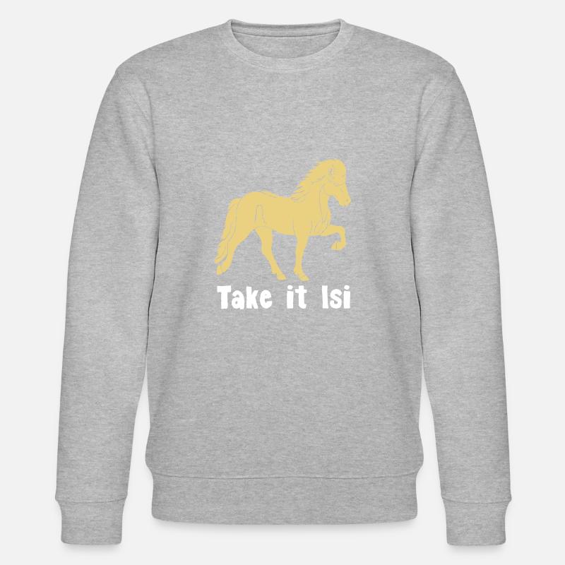 Tölter 04 Take it Isi - Sweat bio CHANGER Stanley/Stella Unisexe - gris chiné