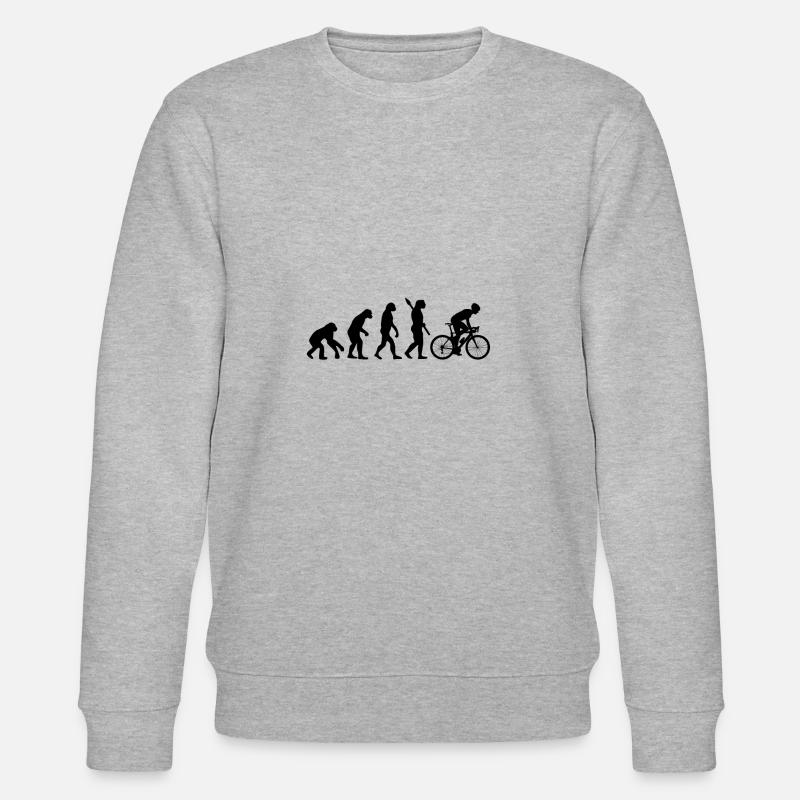 Evolution Vélo Développement Cyclisme Cyclisme - Sweat bio CHANGER Stanley/Stella Unisexe - gris chiné
