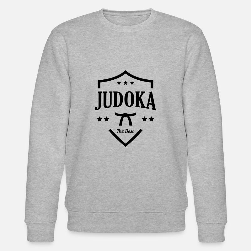 Der beste Judoka - Stanley/Stella Unisex Bio-Sweatshirt CHANGER  - Grau meliert