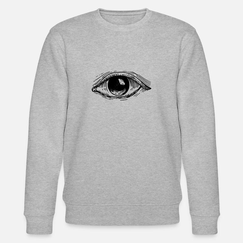 Eye/Eye Logo - Sweat bio CHANGER Stanley/Stella Unisexe - gris chiné