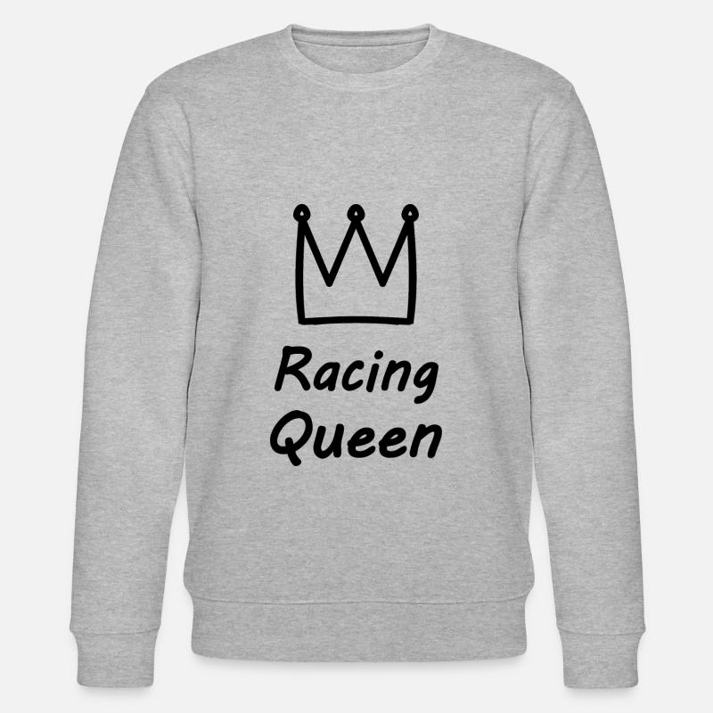 Die Rennfahrerin - Stanley/Stella Unisex Bio-Sweatshirt CHANGER  - Grau meliert