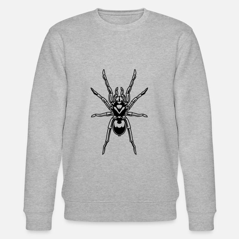 Araignée ornithologique Tarantula - Sweat bio CHANGER Stanley/Stella Unisexe - gris chiné