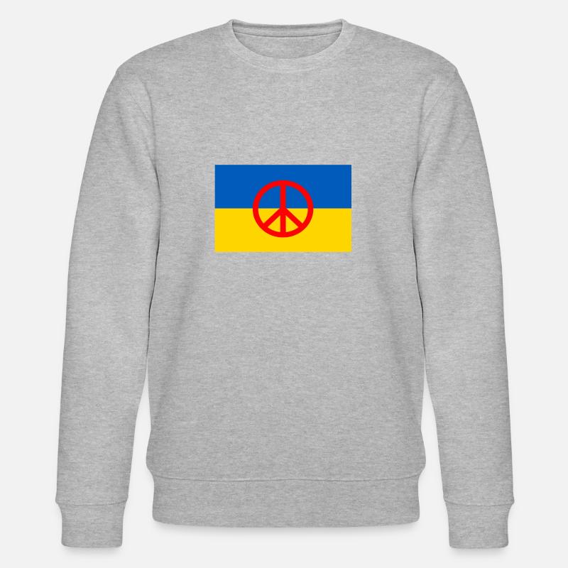 Ukraine - Stanley/Stella Unisex Bio-Sweatshirt CHANGER  - Grau meliert