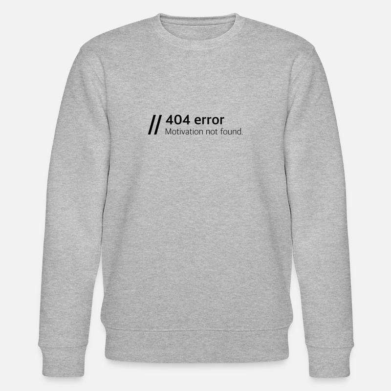 Motivation introuvable - Sweat bio CHANGER Stanley/Stella Unisexe - gris chiné