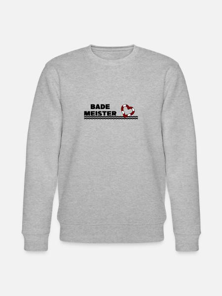 Bademeister Herz - Stanley/Stella Unisex Bio-Sweatshirt CHANGER  - Grau meliert
