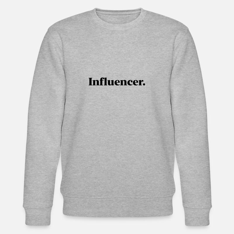 Influencer Design - Stanley/Stella Unisex Bio-Sweatshirt CHANGER  - Grau meliert