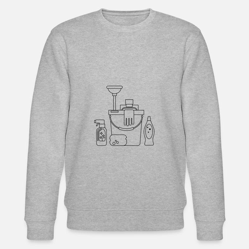 Putzeimer - Stanley/Stella Unisex Bio-Sweatshirt CHANGER  - Grau meliert