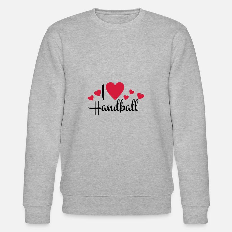 Handball - Stanley/Stella Unisex Bio-Sweatshirt CHANGER  - Grau meliert