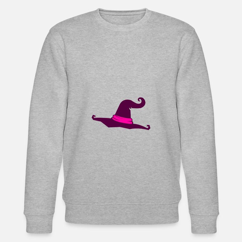 Halloween Zauberer Chapeau - Sweat bio CHANGER Stanley/Stella Unisexe - gris chiné