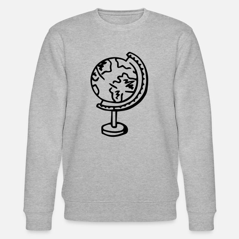 Globe Globe Gift Idea - Stanley/Stella CHANGER Unisex Organic Sweatshirt - heather grey
