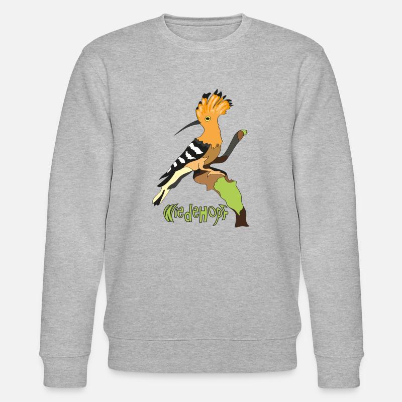 hoopoe - Stanley/Stella CHANGER Unisex Organic Sweatshirt - heather grey