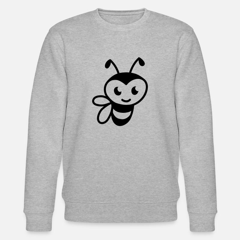 Sweet Bee - Stanley/Stella Unisex Bio-Sweatshirt CHANGER  - Grau meliert