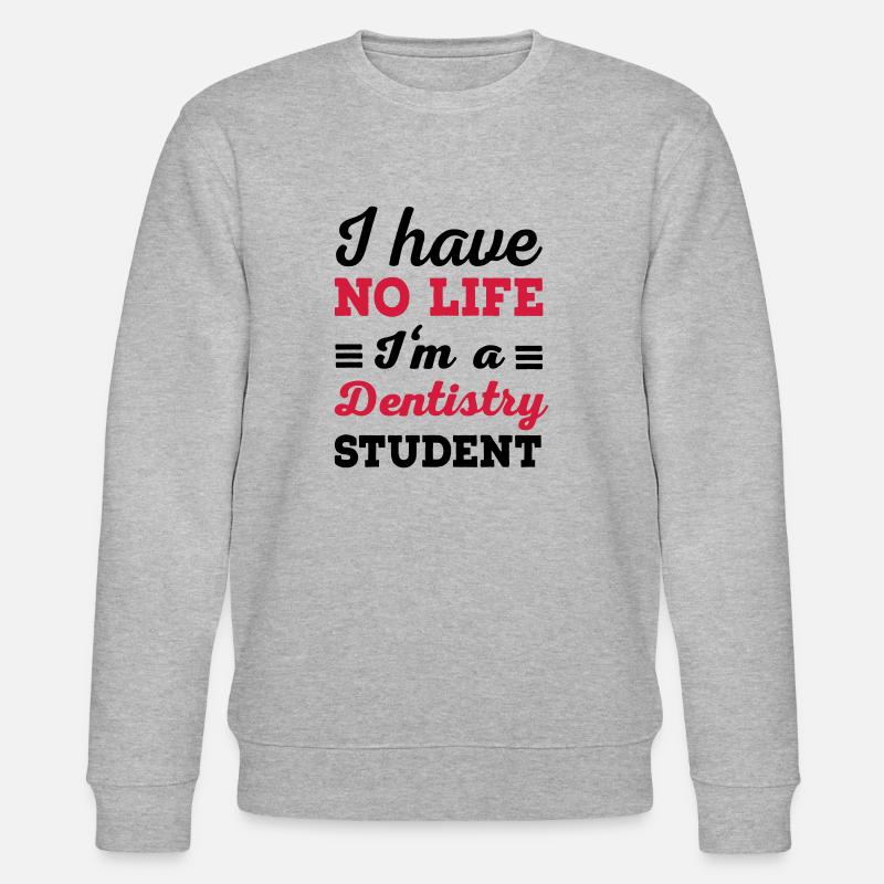Zahnarzt - Stanley/Stella Unisex Bio-Sweatshirt CHANGER  - Grau meliert