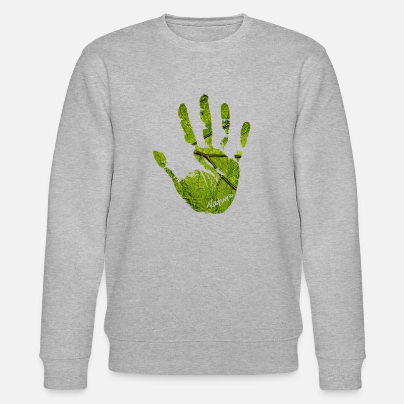 Nature de la main - Sweat bio CHANGER Stanley/Stella Unisexe - gris chiné