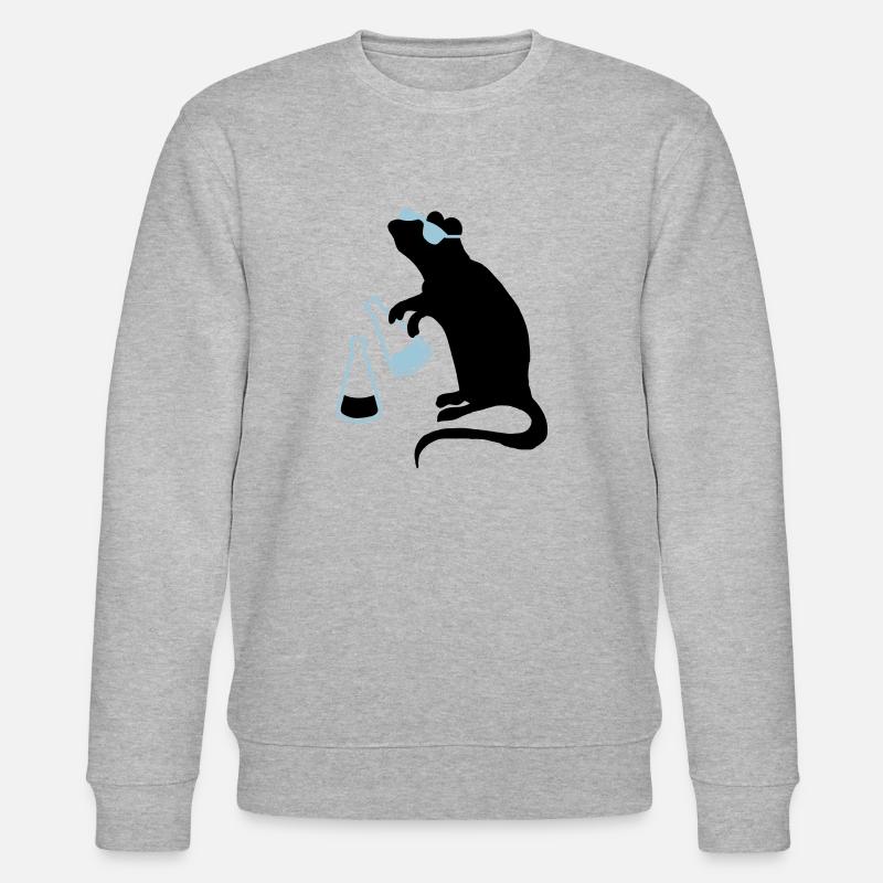 laborratte - Stanley/Stella Unisex Bio-Sweatshirt CHANGER  - Grau meliert