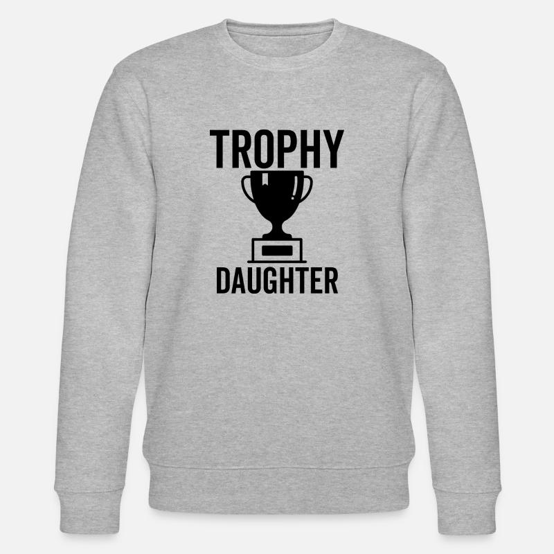 Trophäe Tochter - Stanley/Stella Unisex Bio-Sweatshirt CHANGER  - Grau meliert