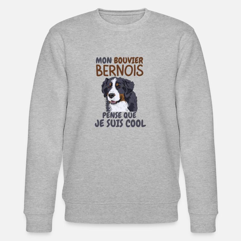 bouvier bernois - Sweat bio CHANGER Stanley/Stella Unisexe - gris chiné