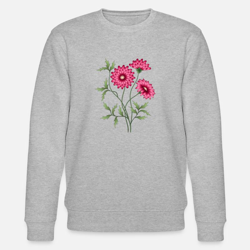 Fleur - Sweat bio CHANGER Stanley/Stella Unisexe - gris chiné