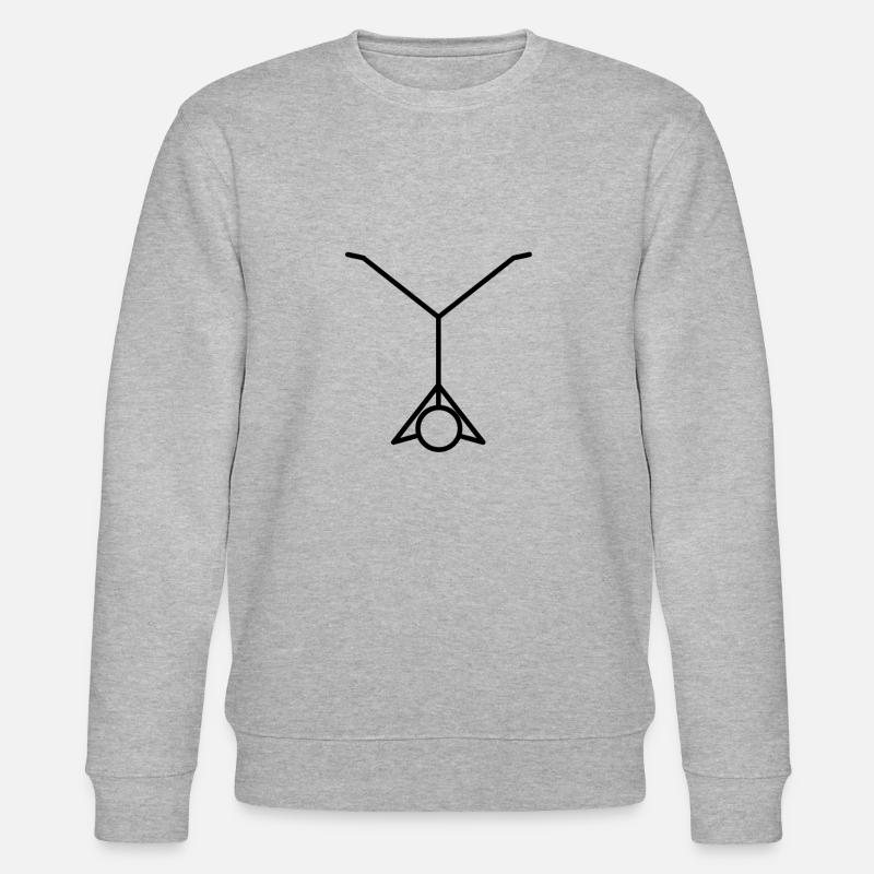 chiffre de bâton - Sweat bio CHANGER Stanley/Stella Unisexe - gris chiné