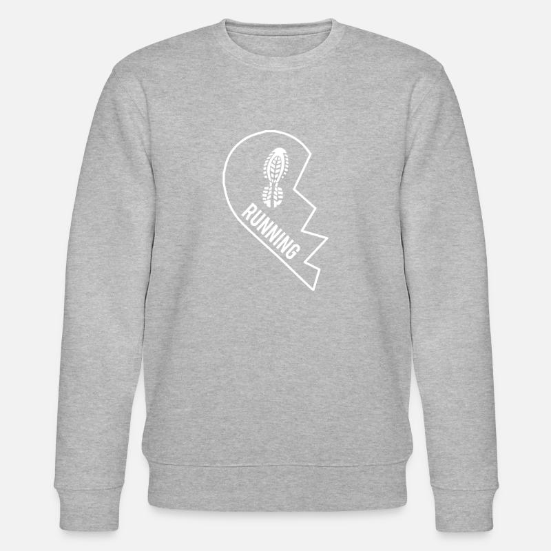 Courir - Course - Courir - Cadeau - Sweat bio CHANGER Stanley/Stella Unisexe - gris chiné