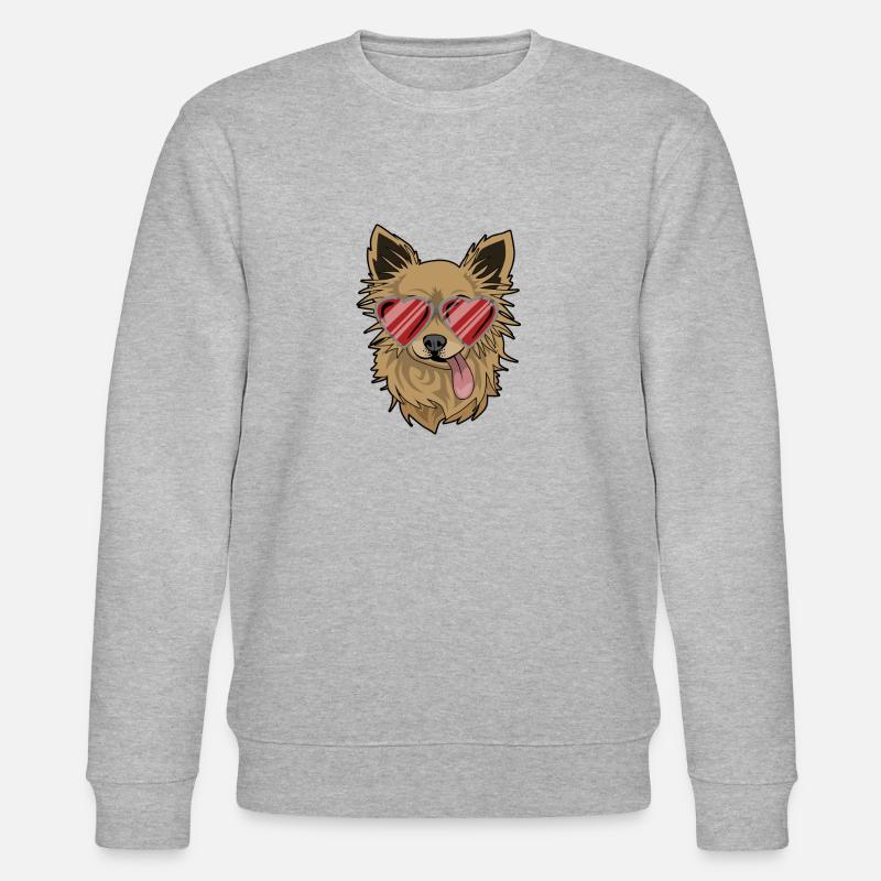 Coole Engel - Stanley/Stella Unisex Bio-Sweatshirt CHANGER  - Grau meliert