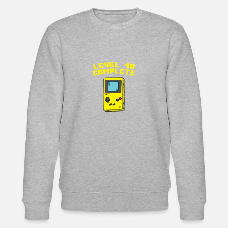 Level 40 Complete - Stanley/Stella Unisex Bio-Sweatshirt CHANGER  - Grau meliert