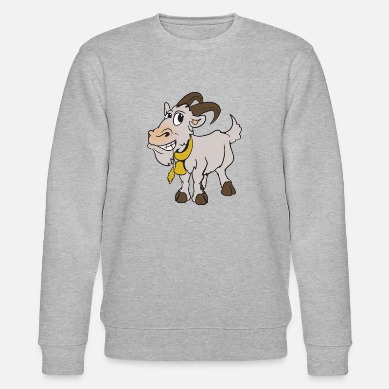 chèvre de chèvre - Sweat bio CHANGER Stanley/Stella Unisexe - gris chiné
