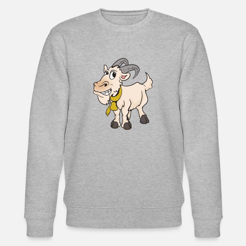 chèvre de chèvre - Sweat bio CHANGER Stanley/Stella Unisexe - gris chiné