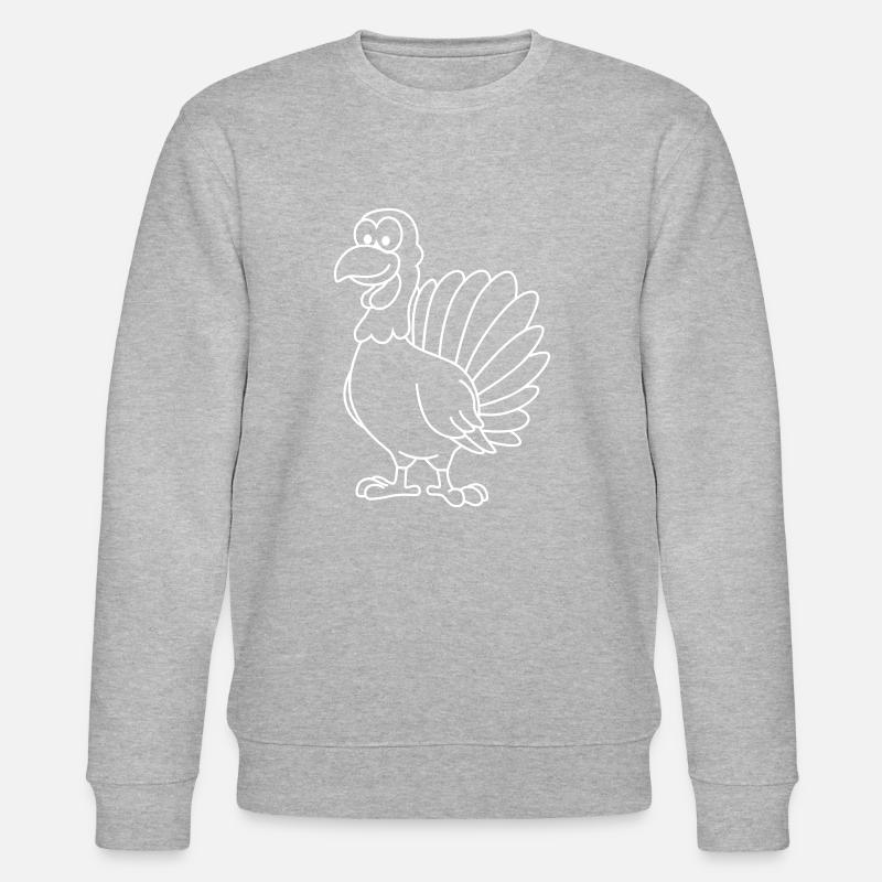 Truthan Comic Animal - Sweat bio CHANGER Stanley/Stella Unisexe - gris chiné