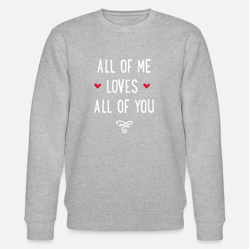 Liebe - Stanley/Stella Unisex Bio-Sweatshirt CHANGER  - Grau meliert