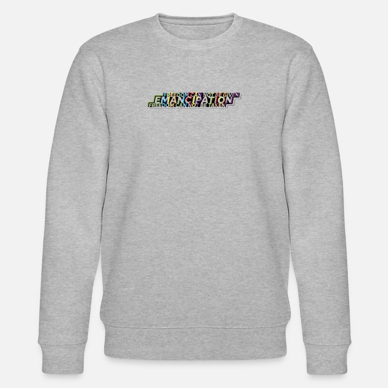 Émancipation - Sweat bio CHANGER Stanley/Stella Unisexe - gris chiné